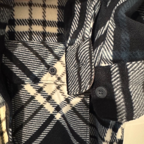 Wrangler Authentics Men's Long Sleeve Heavyweight Fleece Shirt in Total Eclipse - Picture 7 of 8